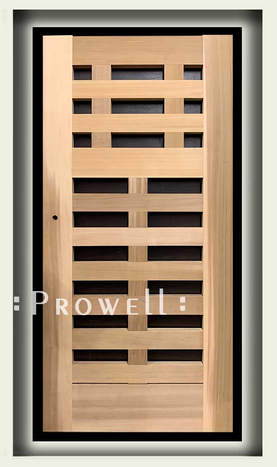 custom wood garden gate 144-7c in mill valley, ca