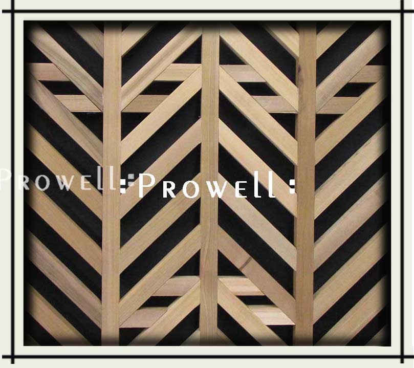 wood gate with Chevron pattern #11j