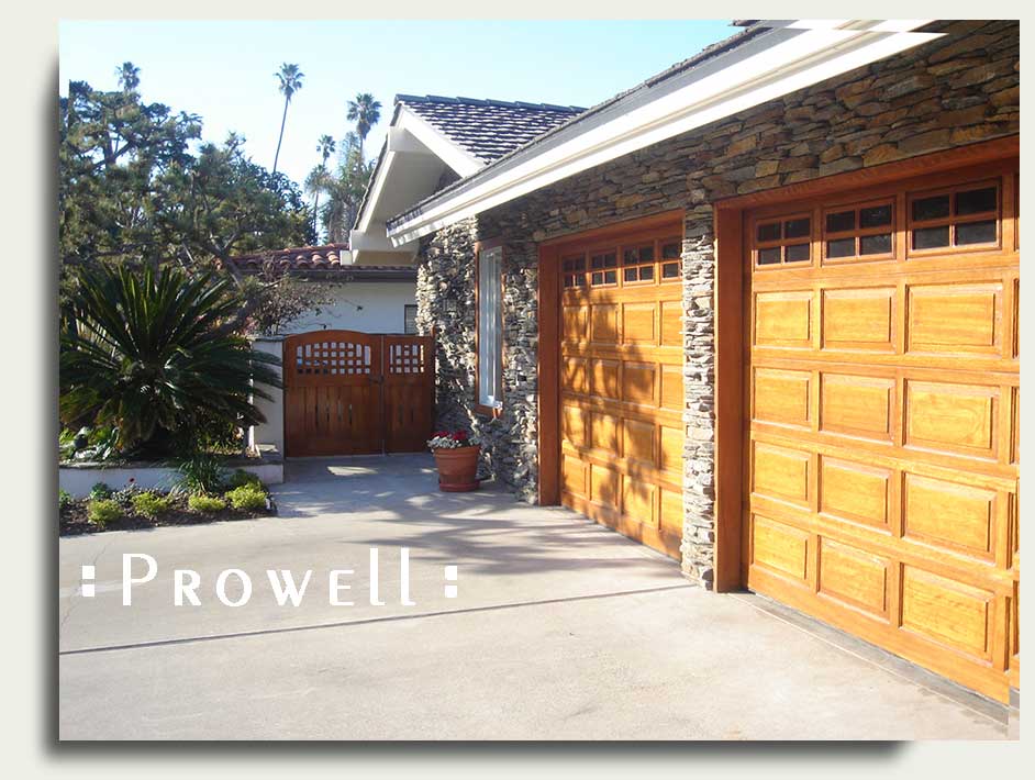 Custom wood double off-set gate 28-4 san clemente, ca