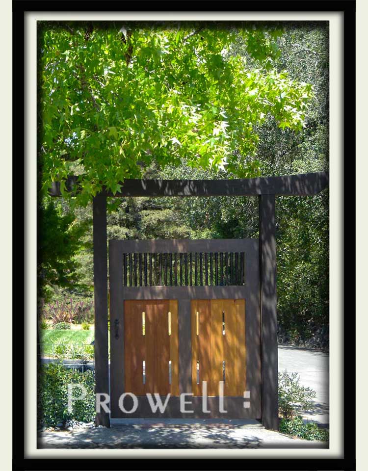 Bamboo wood gate 41-2