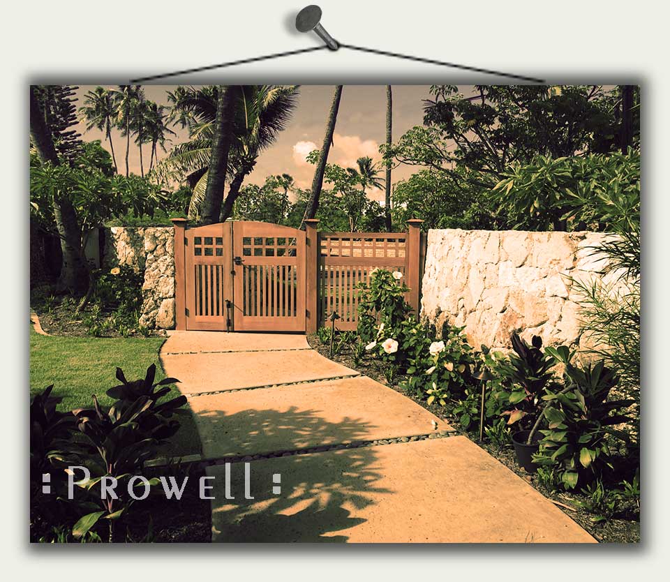 double wood gates 53-5b in Hawaii