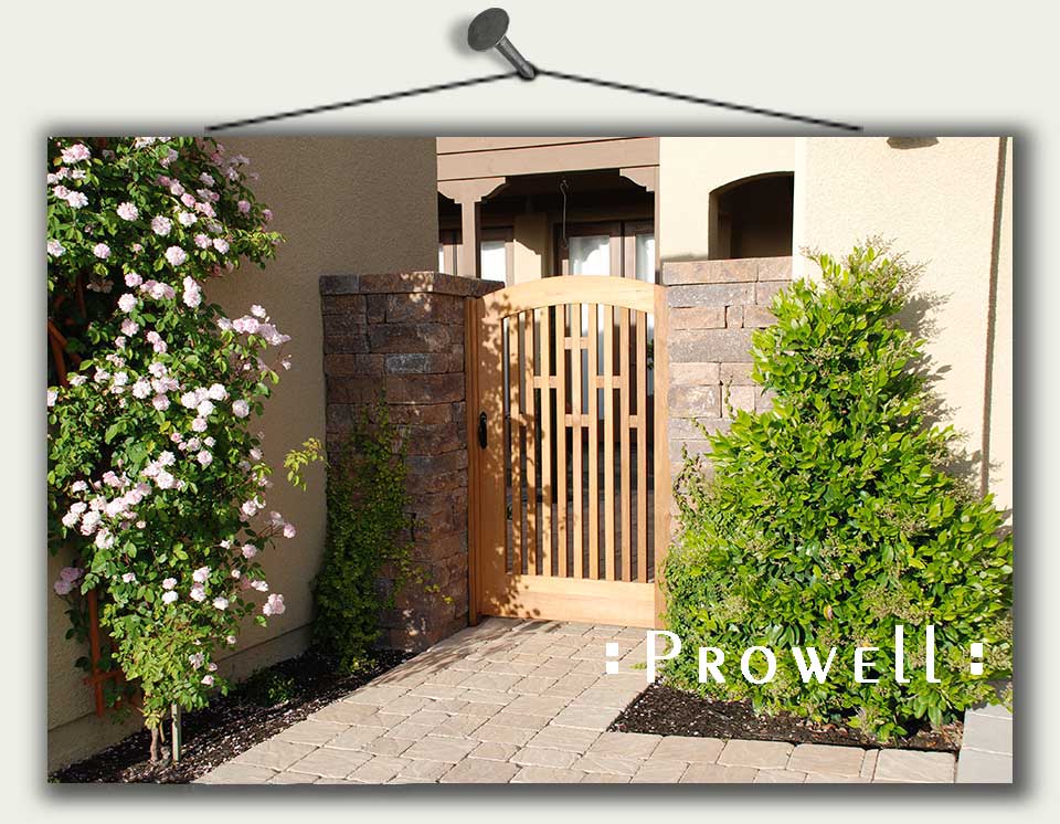 custom wood gate 57d in san ramon, ca
