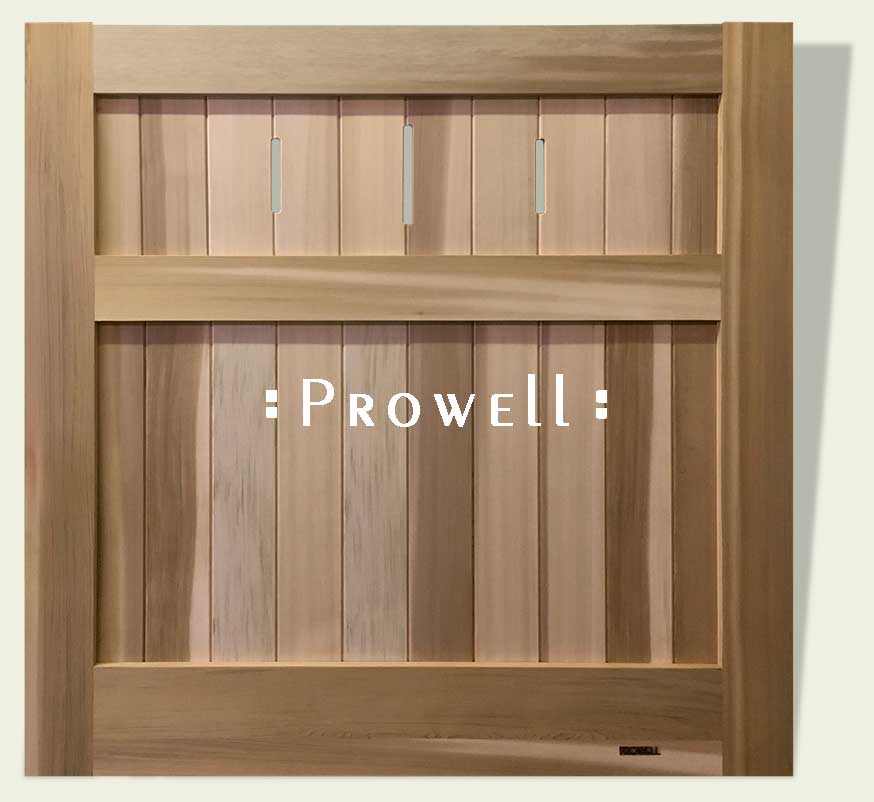 solid wood privacy gate #91-5