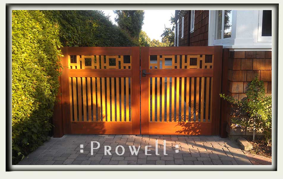 custom wood driveway gates #20 in santa barbara, ca