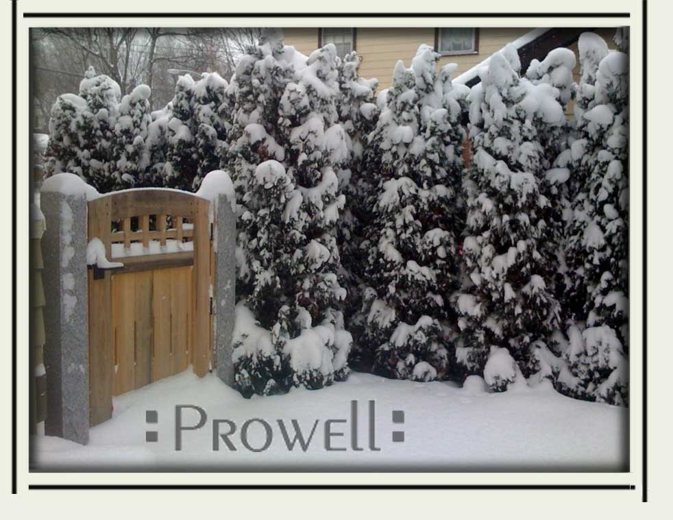 custom wood garden gate #20-2 in New Hampshire