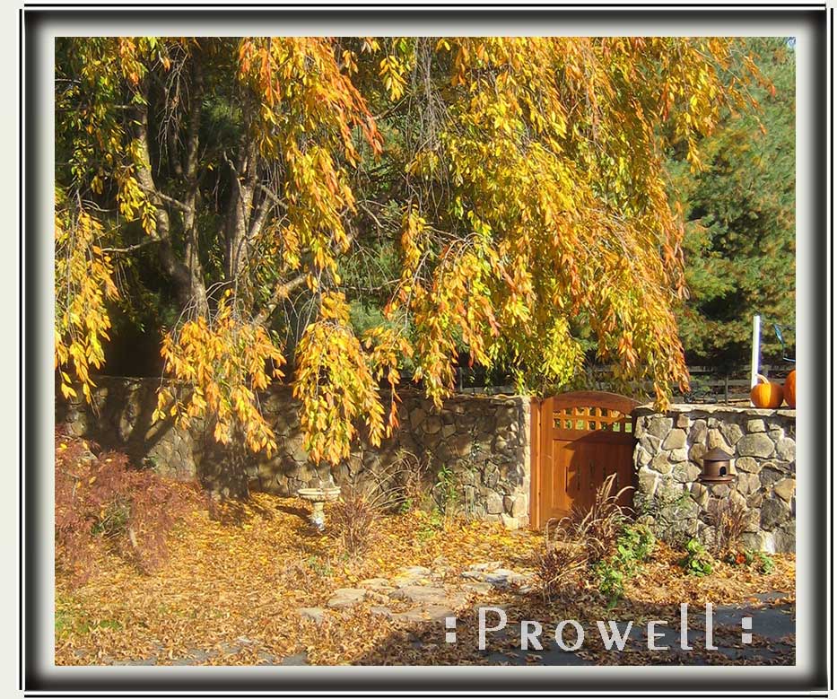 custom wood garden gate #20 in great Falls, Virginia