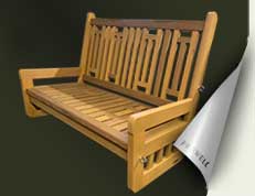 Custom wood porch swing #4 by prowell woodworks