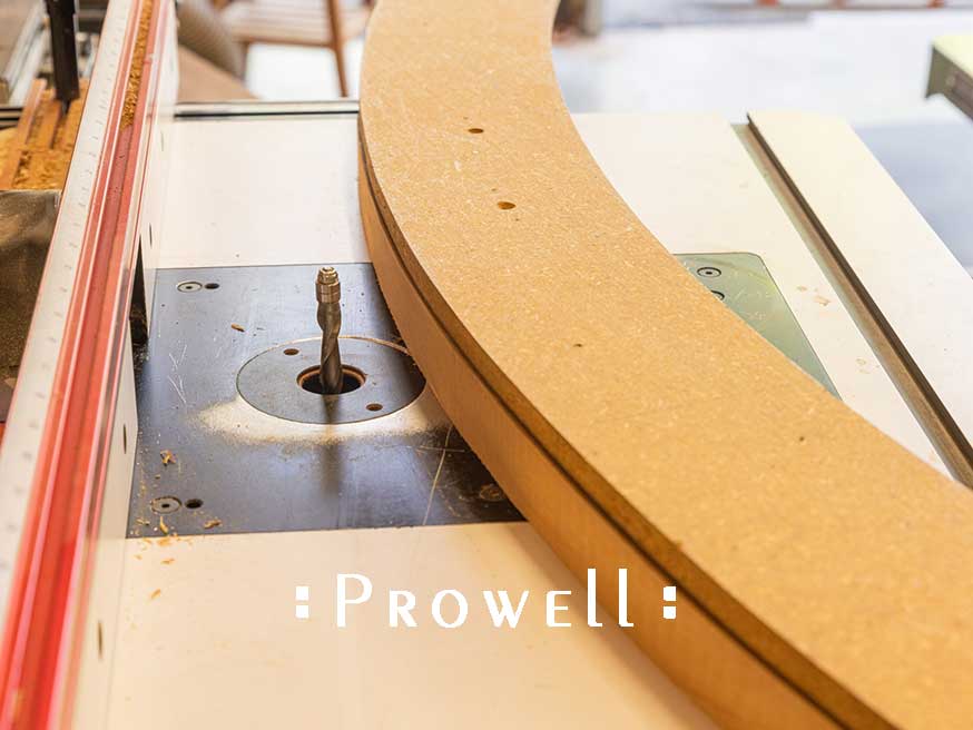 using a bearing bit to template the arch on a wood gate by prowell
