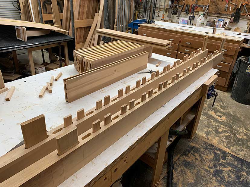 in-progress shop photo building wood gate #61aa