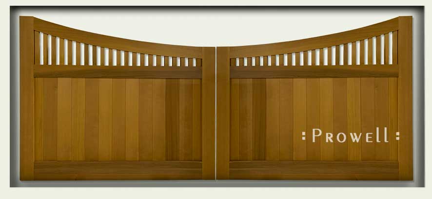 wooden driveway gate #38b in san rafael, ca